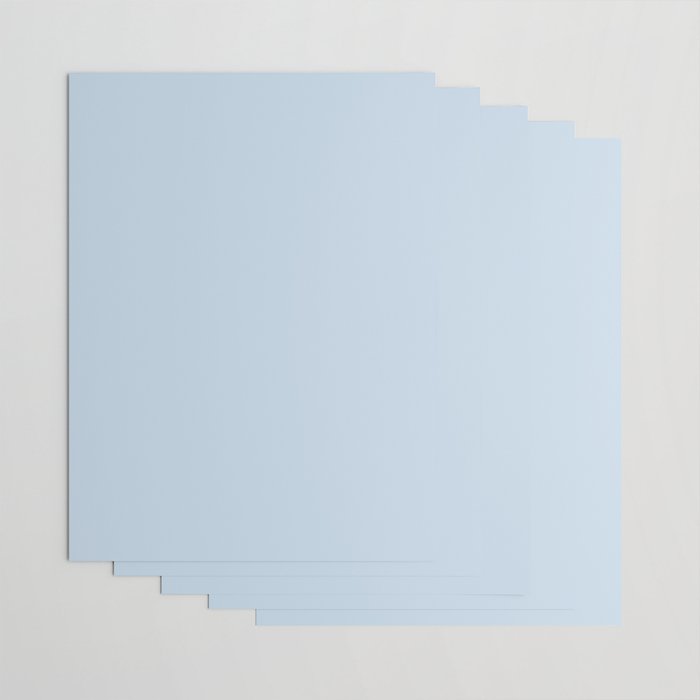 Baby Blue Solid Color Wrapping Paper Gallery Image 3