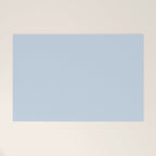 Baby Blue Solid Color Welcome Mat Gallery Image 1