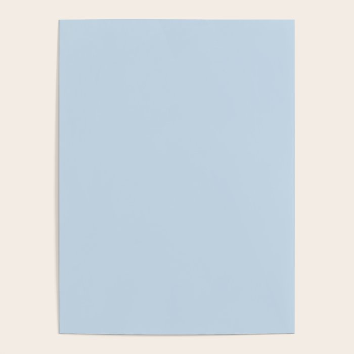 Baby Blue Solid Color Poster Gallery Image 4