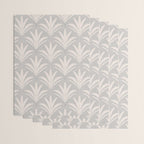 Boho Rustic Palm Radiance Soft Grey Wrapping Paper Gallery Image 3