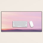 Sunset Abstract - long exposure nature photograph Desk Mat Gallery Image 1