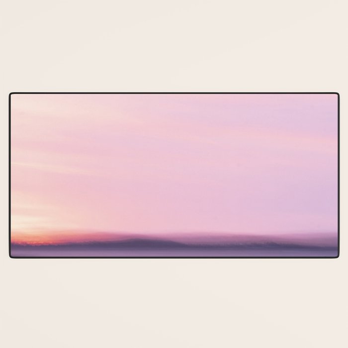 Sunset Abstract - long exposure nature photograph Desk Mat Gallery Image 3
