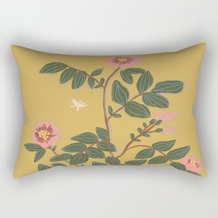 Botanical illustration Rectangular Pillow Gallery Image 2
