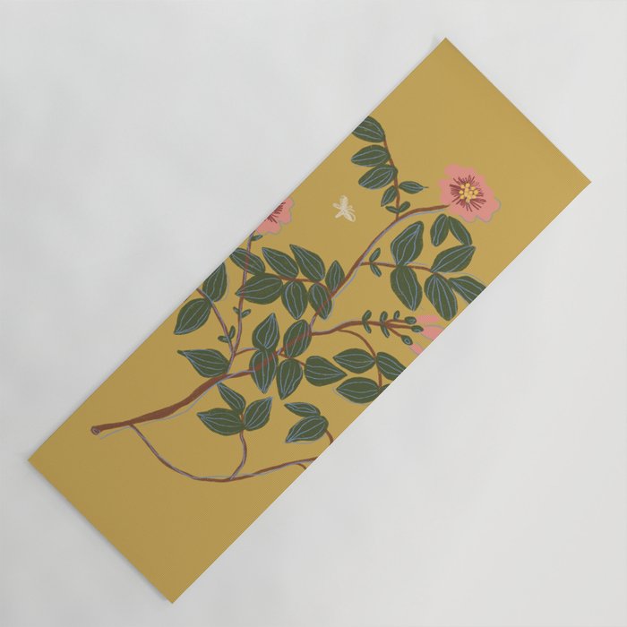 Botanical illustration Yoga Mat Gallery Image 1