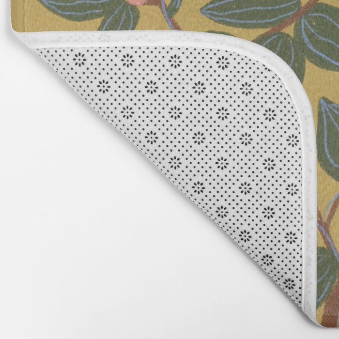 Botanical illustration Bath Mat Gallery Image 2