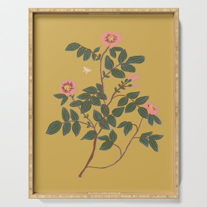Botanical illustration Serving Tray Gallery Image 1