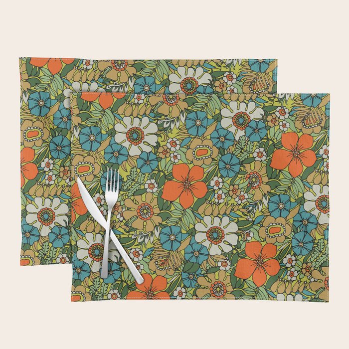 70s Plate Placemat Gallery Image 1