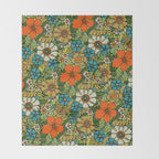 70s Plate Throw Blanket Gallery Image 2