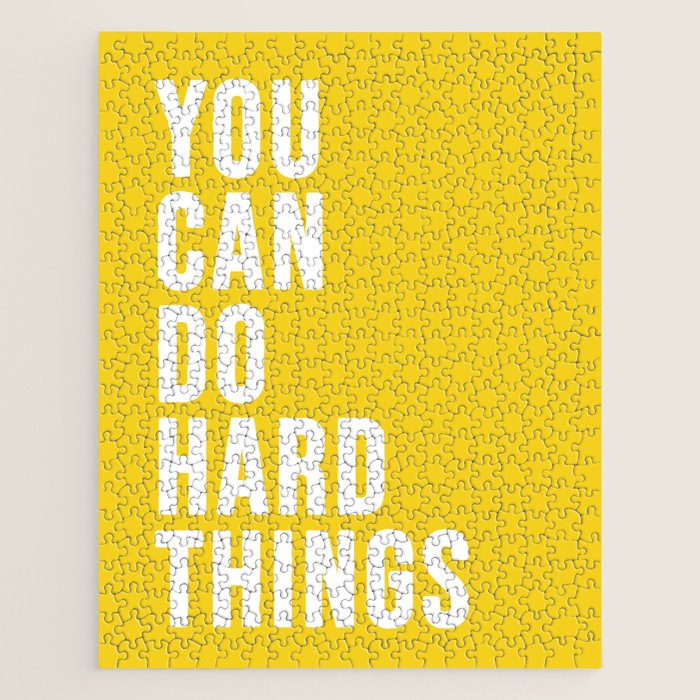 You Can Do Hard Things Jigsaw Puzzle Gallery Image 1