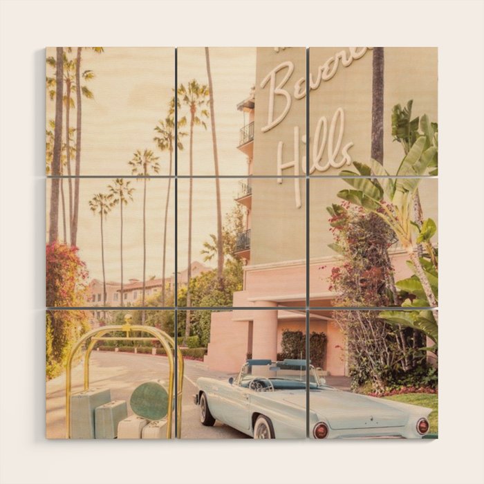 beverly hills Wood Wall Art Gallery Image 1