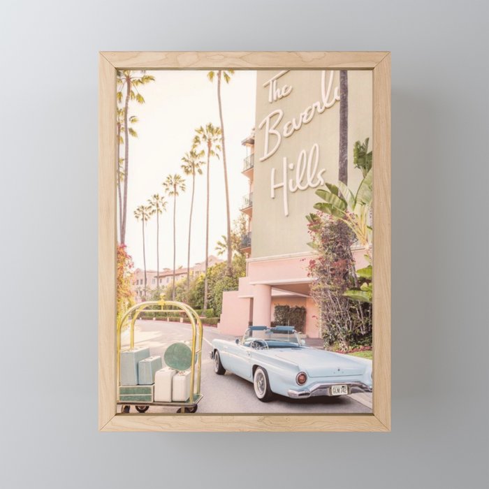 beverly hills Mini Art Print Gallery Image 1