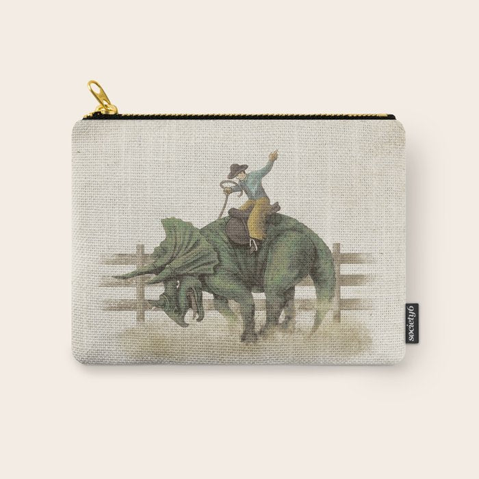 Dino Rodeo  Carry All Pouch Gallery Image 1