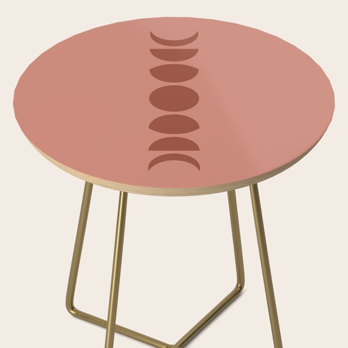 Minimal Moon Phases VI Side Table Gallery Image 2