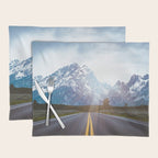 Mountain Road - Grand Tetons Nature Landscape Photography Placemat Gallery Image 1