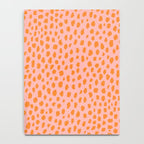 Orange and Pink Polka Dot Spots Pattern (orange/pink) Notebook Gallery Image 4