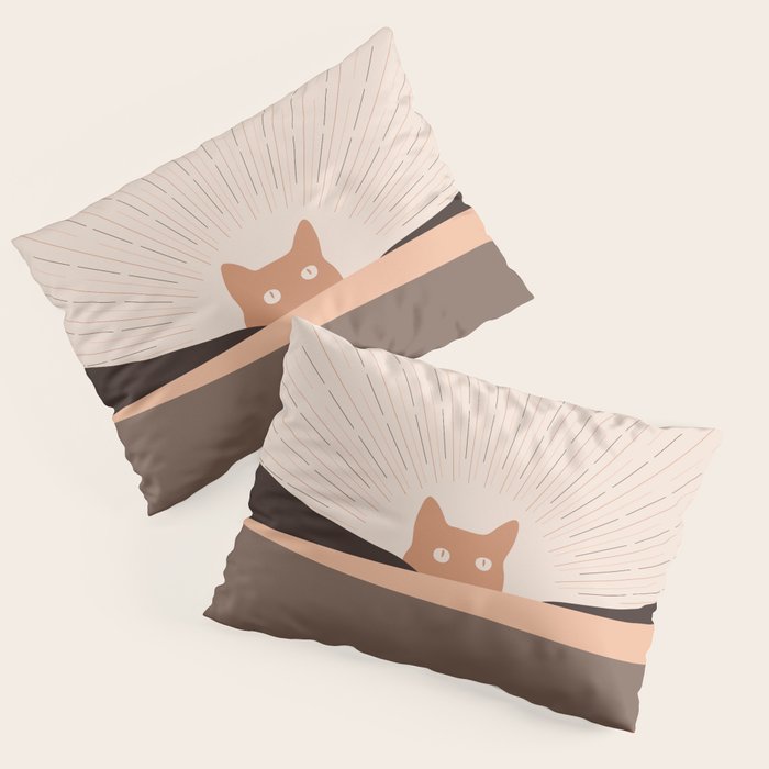 Cat Landscape 124 Pillow Sham Gallery Image 1