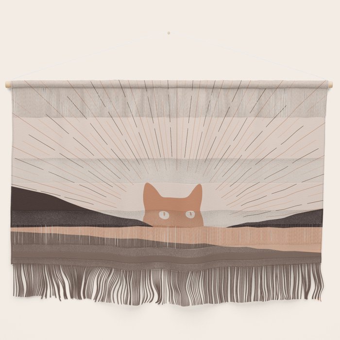Cat Landscape 124 Wall Hanging Gallery Image 1