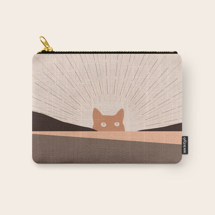 Cat Landscape 124 Carry All Pouch Gallery Image 1