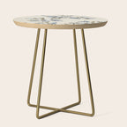 Elegant branch of white magnolia Side Table Gallery Image 1