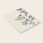 Elegant branch of white magnolia Notebook Gallery Image 3