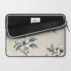 Elegant branch of white magnolia Laptop Sleeve Gallery Image 2