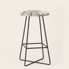 Elegant branch of white magnolia Stool Gallery Image 1