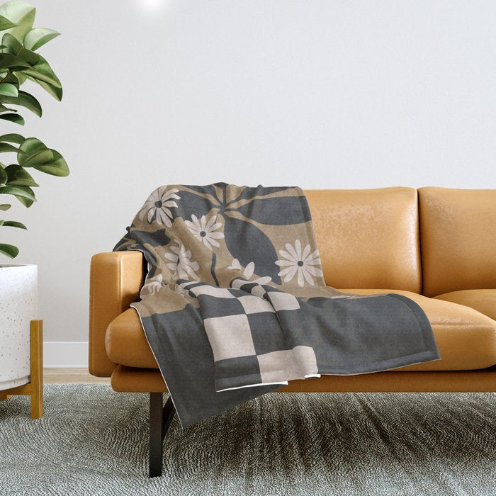 Daisy Daydreams 7 Throw Blanket Gallery Image 1