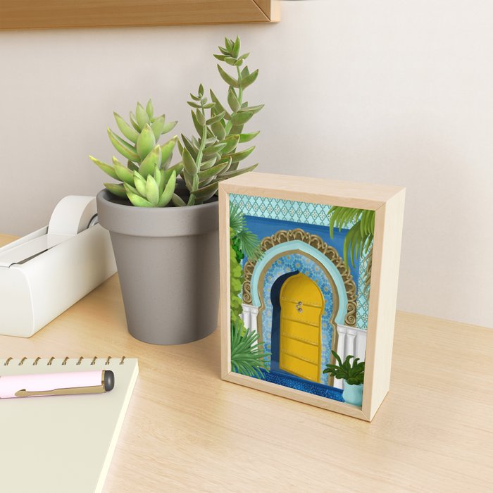 A Moroccan Oasis Entrance Mini Art Print Gallery Image 2