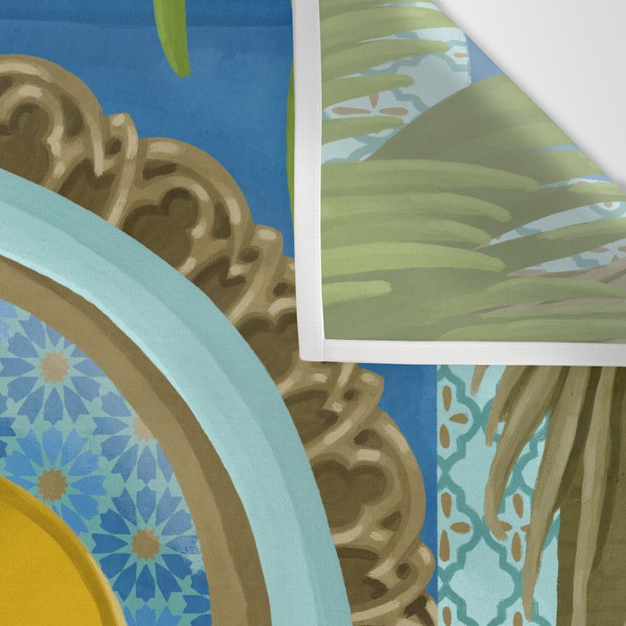 A Moroccan Oasis Entrance Wall Tapestry Gallery Image 3