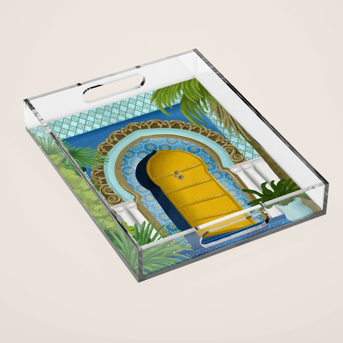 A Moroccan Oasis Entrance Acrylic Tray Gallery Image 1