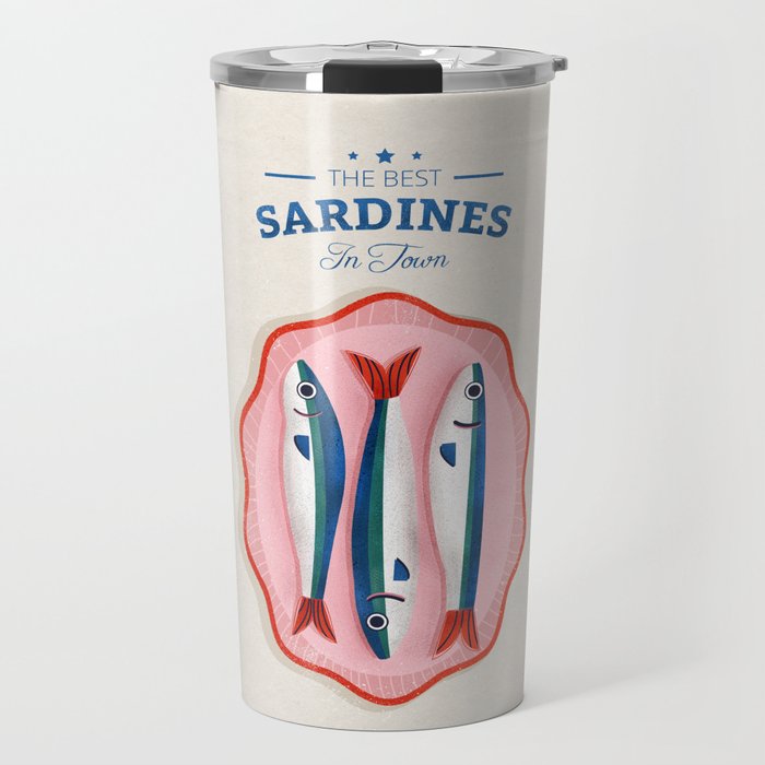 The Best Fish In Town Travel Mug Gallery Image 1