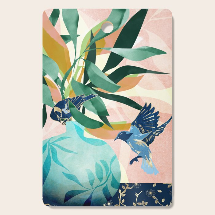 Vintage Vase Abstract Cutting Board Gallery Image 1