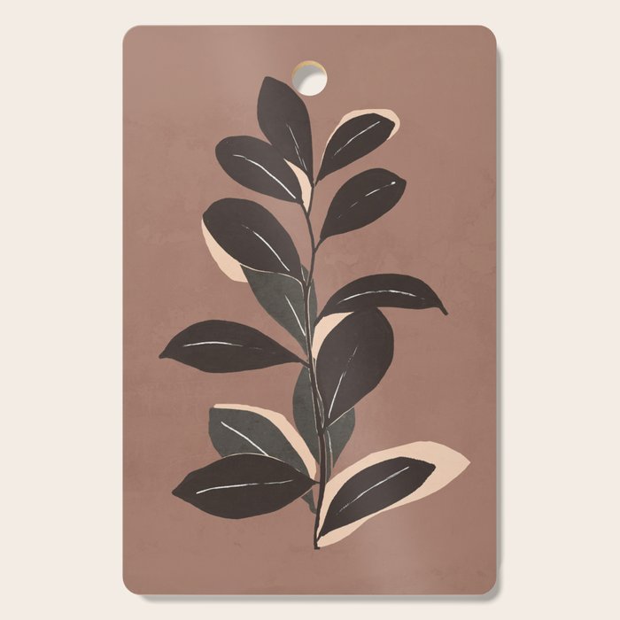 Abstract Art Minimal Plant 49a Cutting Board Gallery Image 1
