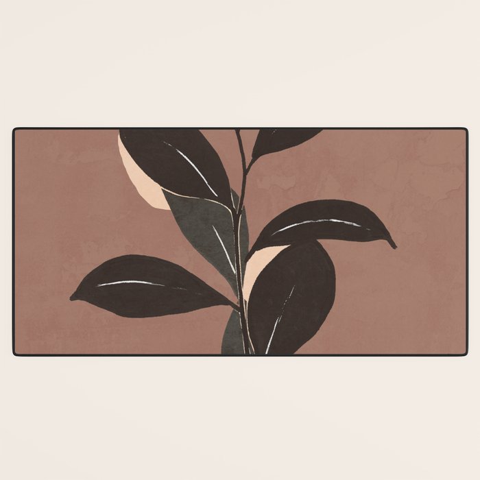 Abstract Art Minimal Plant 49a Desk Mat Gallery Image 3