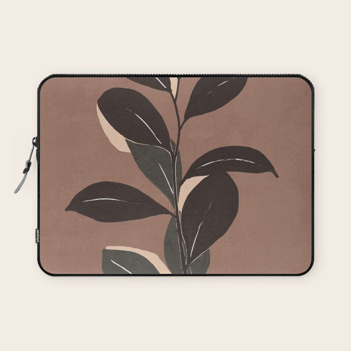 Abstract Art Minimal Plant 49a Laptop Sleeve Gallery Image 1