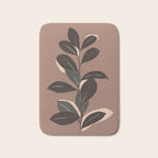 Abstract Art Minimal Plant 49a Bath Mat Gallery Image 1