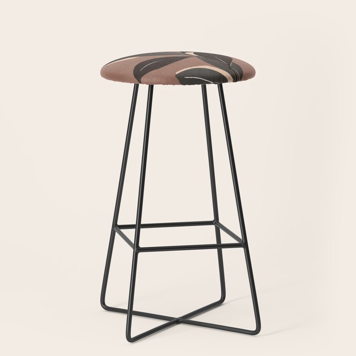 Abstract Art Minimal Plant 49a Stool Gallery Image 1