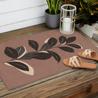 Abstract Art Minimal Plant 49a Outdoor Rug Gallery Image 2