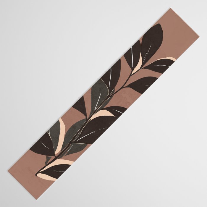 Abstract Art Minimal Plant 49a Table Runner Gallery Image 3