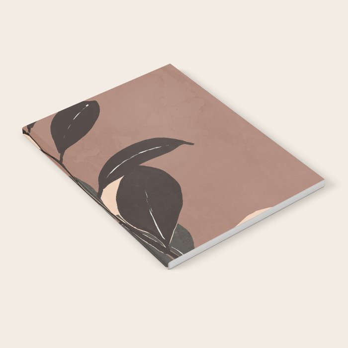 Abstract Art Minimal Plant 49a Notebook Gallery Image 2