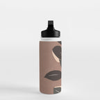 Abstract Art Minimal Plant 49a Water Bottle Gallery Image 3