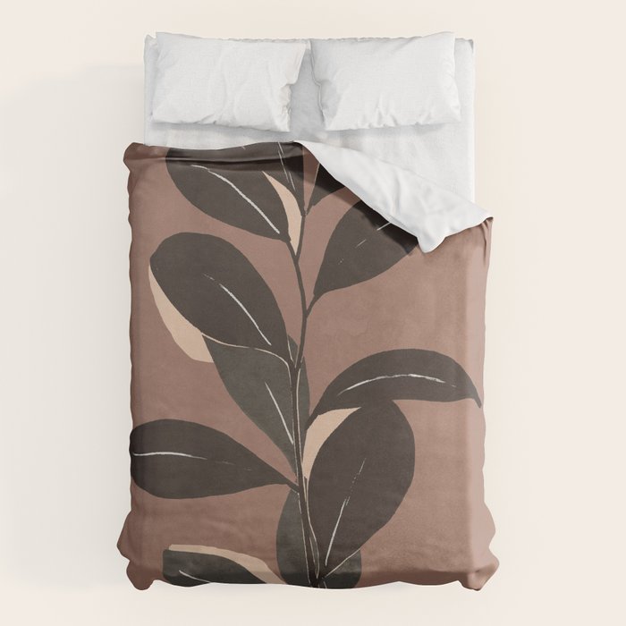 Abstract Art Minimal Plant 49a Duvet Cover Gallery Image 6