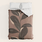 Abstract Art Minimal Plant 49a Duvet Cover Gallery Image 6