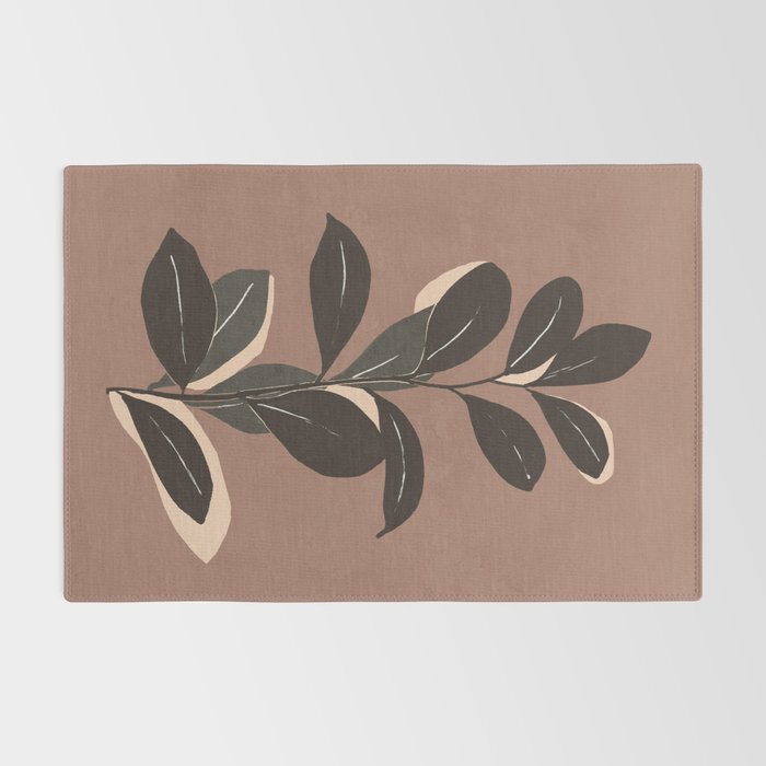 Abstract Art Minimal Plant 49a Rug Gallery Image 2