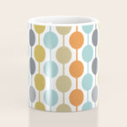 Retro Circles Mid Century Modern Background Coffee Mug Gallery Image 4