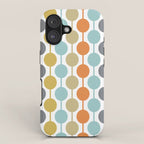 Retro Circles Mid Century Modern Background iPhone Case Gallery Image 1