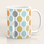Retro Circles Mid Century Modern Background Coffee Mug Gallery Image 1