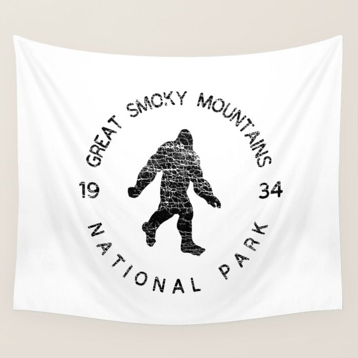 Great Smoky Mountains National Park Sasquatch Wall Tapestry Gallery Image 4