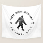 Great Smoky Mountains National Park Sasquatch Wall Tapestry Gallery Image 4