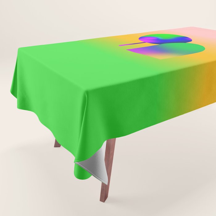 Tuscan  Landscape - Ombre Colors Minimalist Modern Abstract Iluustration  Tablecloth Gallery Image 1
